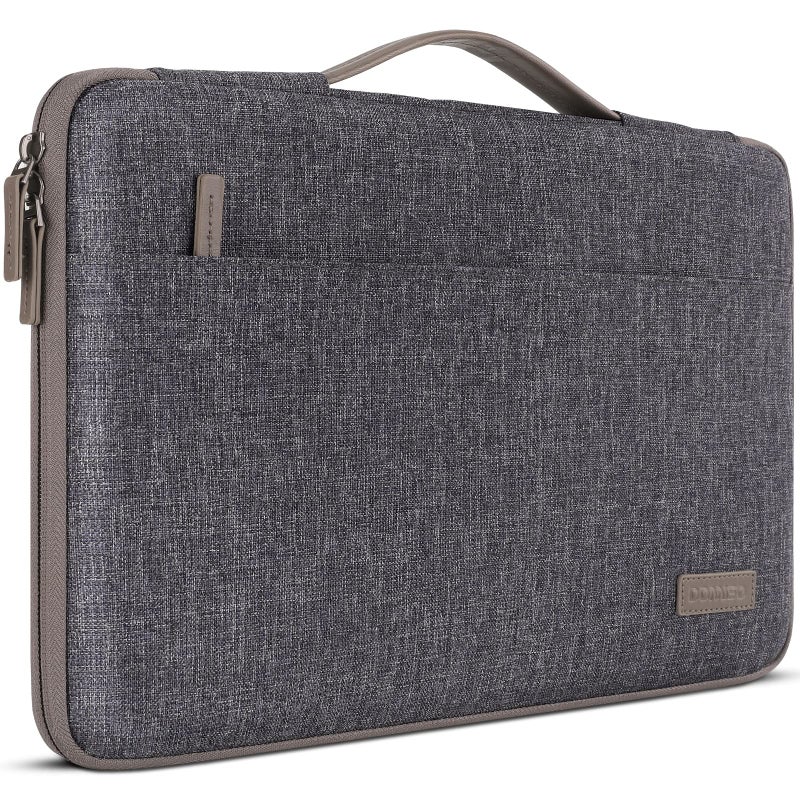DOMISO 13 inch Laptop Sleeve Case Waterproof Carrying Bag for 12.5-13"" Notebook/13 MacBook Pro/12.9"" iPad Pro/13 MacBook Air Retina 2018/12.3"" Microsoft Surface Pro Pro 4 Pro 6 Dark Grey - Image 1